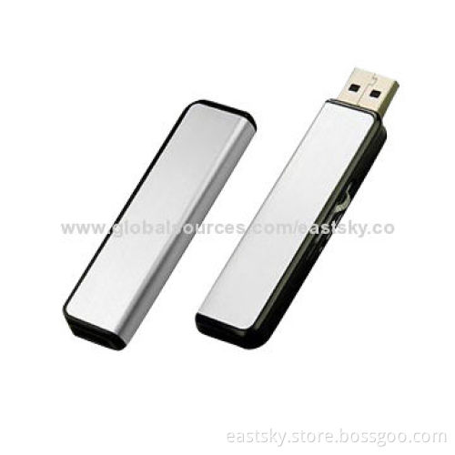 Promotional Slide USB Drive, Attractive for Bright Color, Elegant Appearance and Up to 32GB CapacityNew